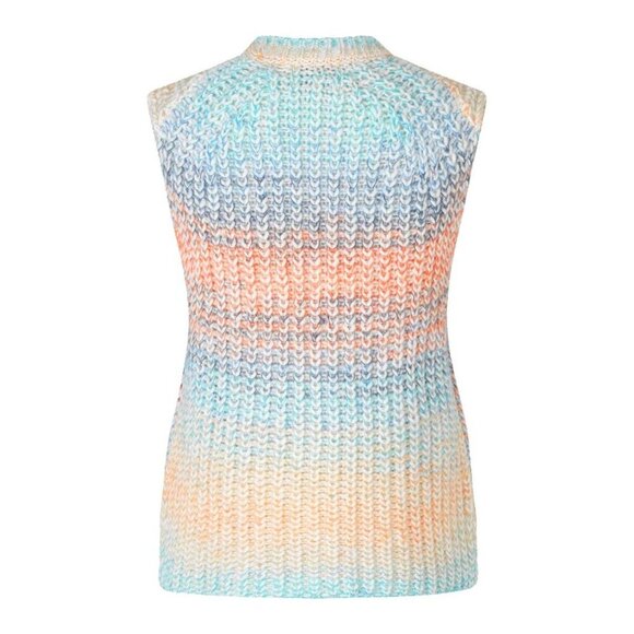 Second Female Size L Elsa Knitted Vest in Brunnera Blue - Picture 8 of 8